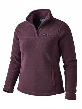 EUC! Patagonia Women's Burgundy Fleece Pullover Size Small